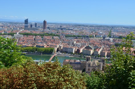 Vista dalle Basilica di Notre-Dame de Fourvière