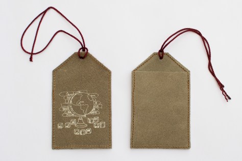 Tag in pelle per valige e zaini realizzati a mano _ Ink Your Travel