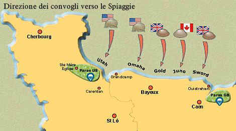 spiagge dello sbarco